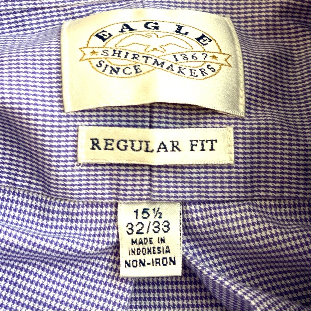 Men's 3-Pack Purple Button Down Shirts - Picture 4 of 9